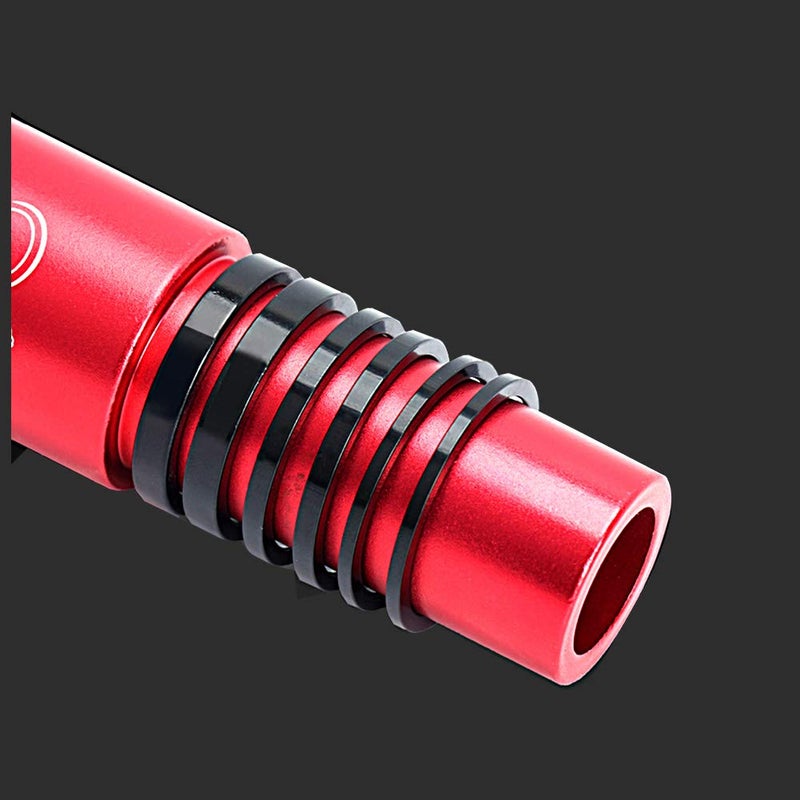 Gooday 12 PCS Bicycle Headset Spacer Bike Handlebar Stem Spacers Threadless Aluminum Alloy Headset Stem Spacer Set Fit 1 1/8-Inch Stem For MTB BMX Mountain Road Bikes Cycling 2MM 3MM 5MM 10MM(Black) - Image 5